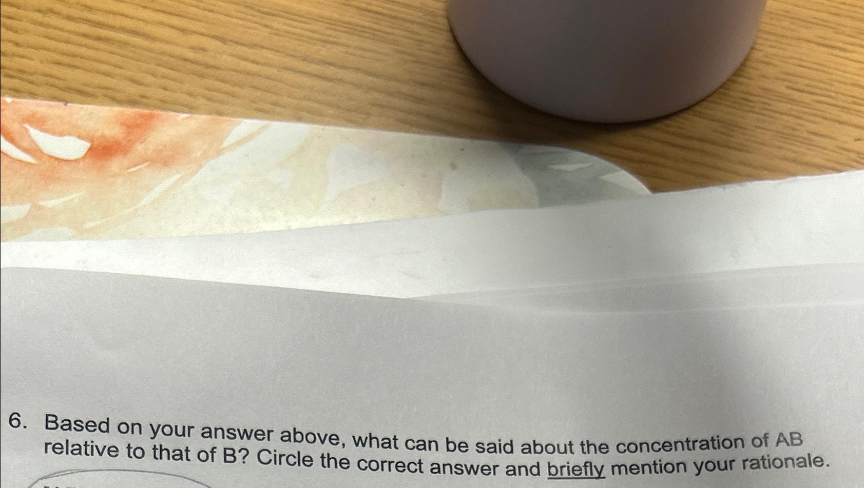  Based on your answer above, what can be said about the