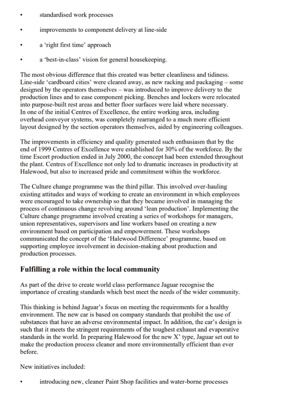 of change have prospered, leaving their competitors behind. Key ingredients in this