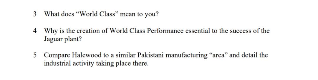 that involve: - getting it right first time at every stage of