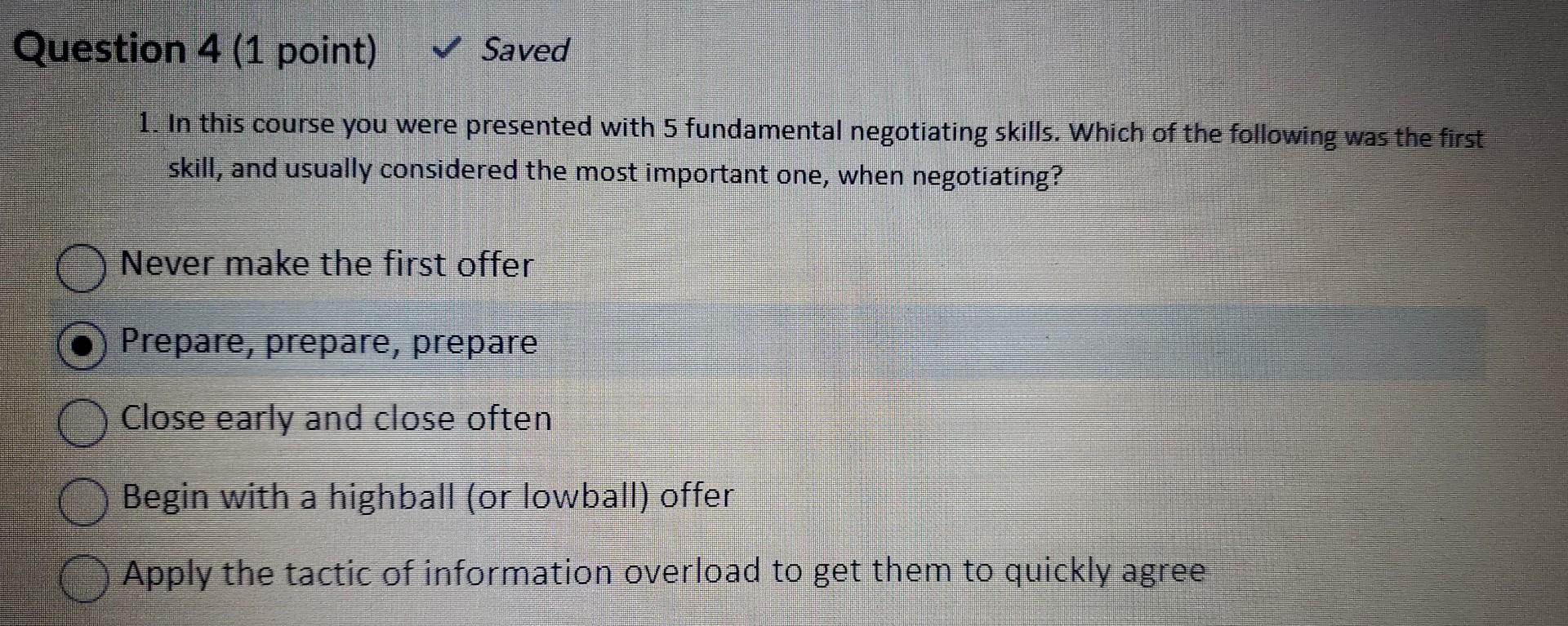 from experienced salespeople who can carry through on their promises. I really