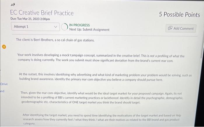  please help with this assignment The client is Berri Brothers, a