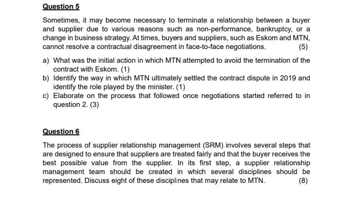 Sometimes, it may become necessary to terminate a relationship between a