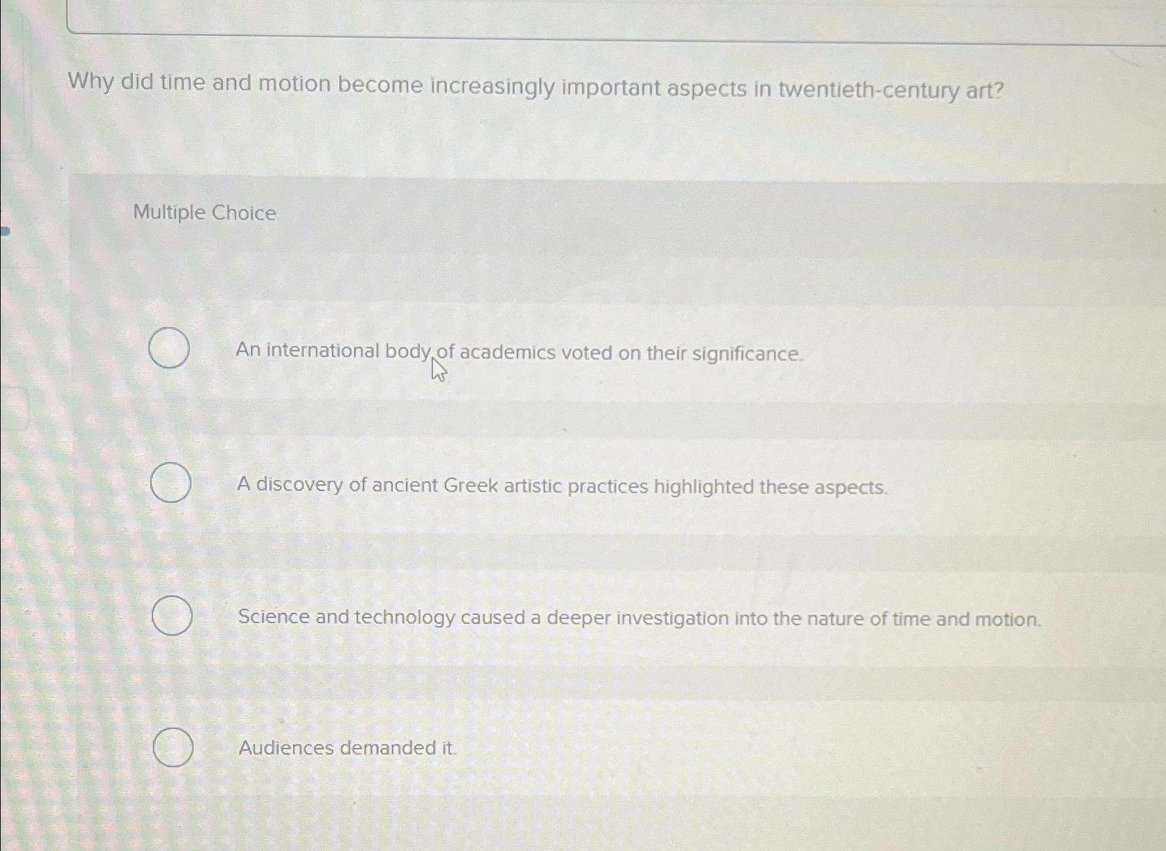  Why did time and motion become increasingly important aspects in twentieth-century