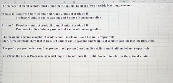 please read thoroughly, and use excel functions, no hand written. thank you