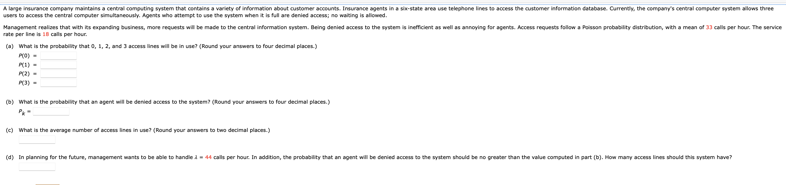 users to access the central computer simultaneously. Agents who attempt to