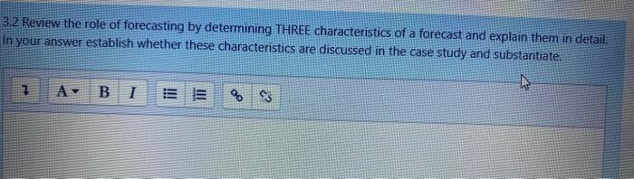 is often needed at one point or the other. if you over-forecast,