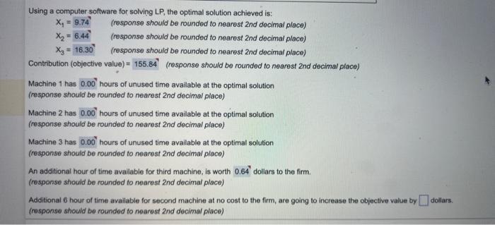 upvote Kalyan Singhal Corp. makes three products, and it has three machines