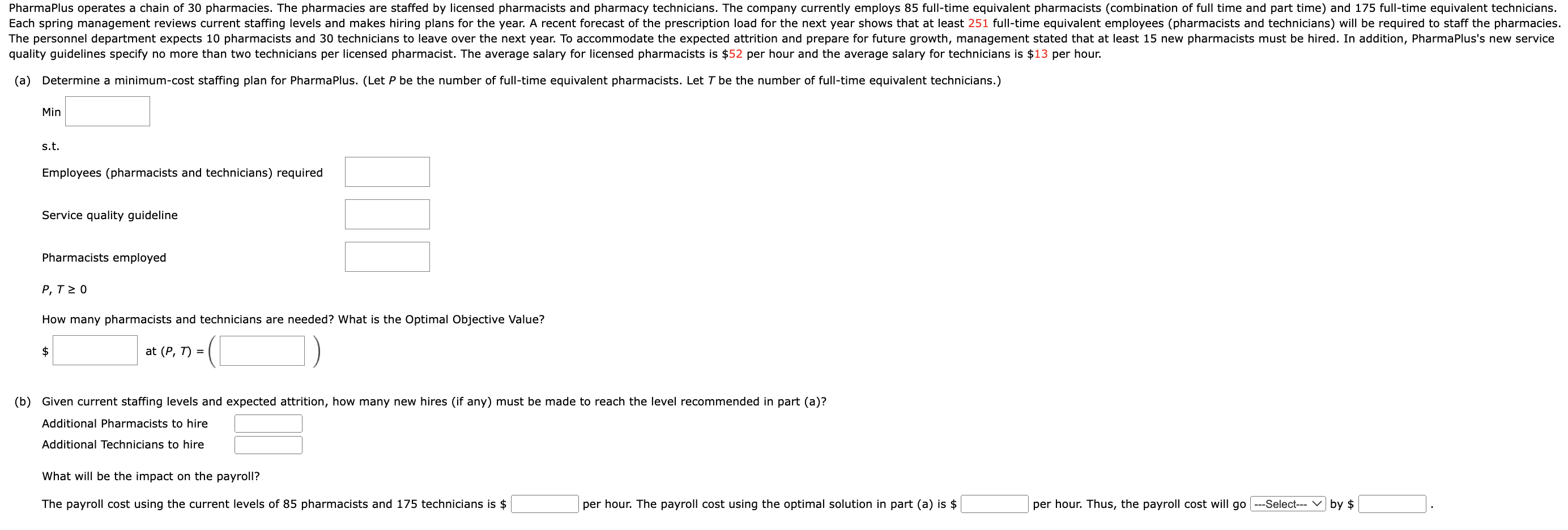 quality guidelines specify no more than two technicians per licensed pharmacist.