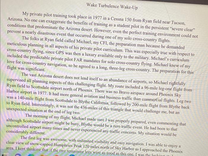 applied flight dynamics My private pilot training took place in 1977 in