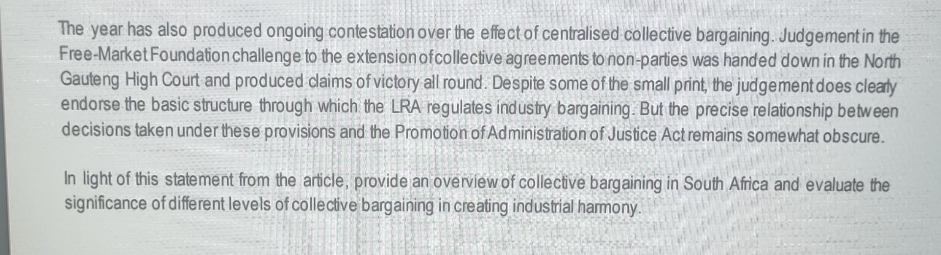  The year has also produced ongoing contestation over the effect of