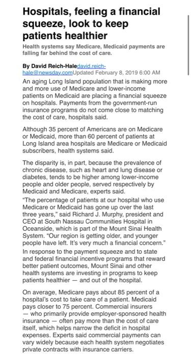  Why is it difficult for hospitals to be profitable if they