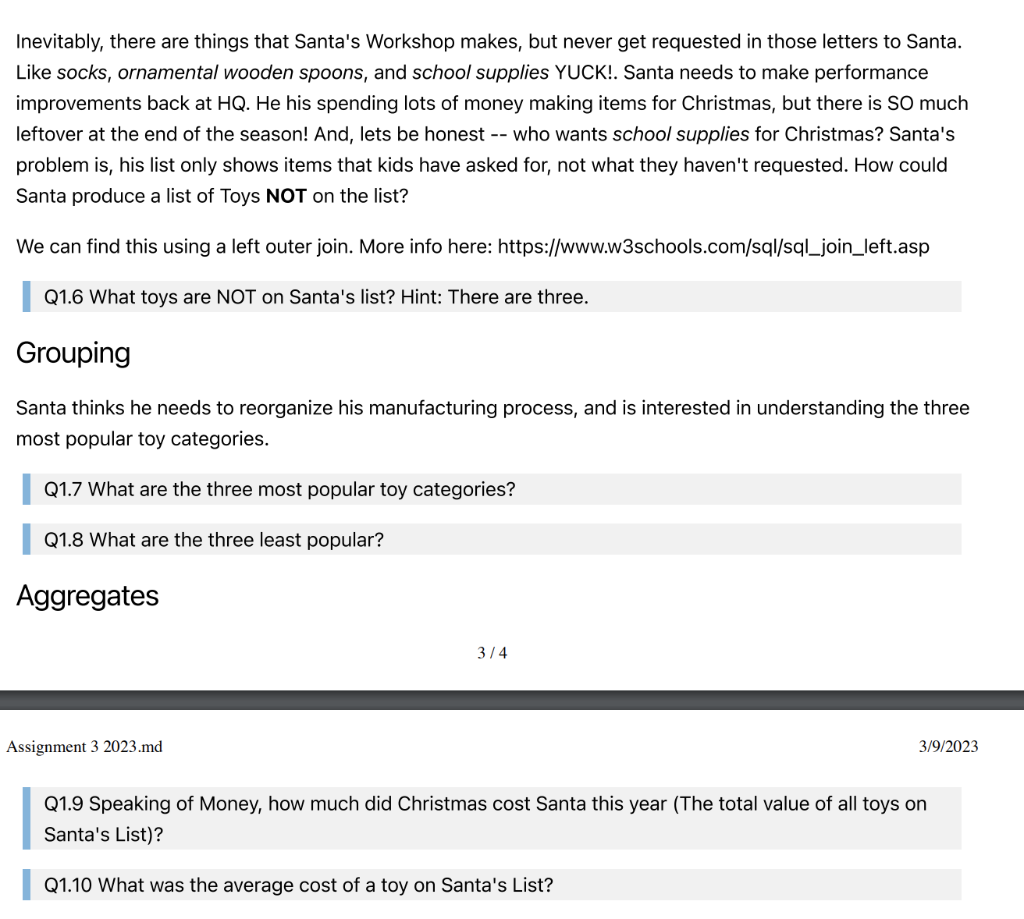 requested in those letters to Santa. Like socks, ornamental wooden spoons, and