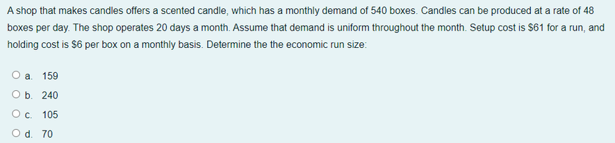 now decide on the number of spare parts to order along with