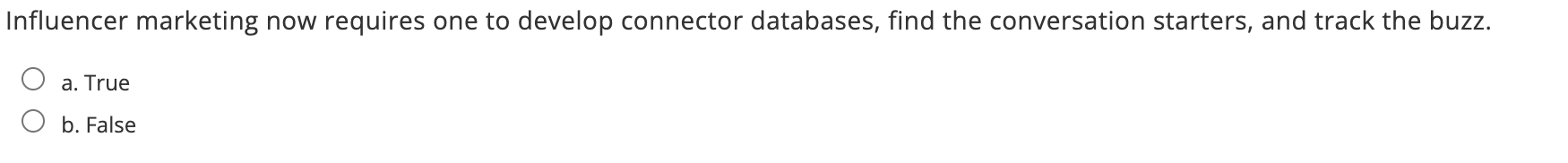 nfluencer marketing now requires one to develop connector databases, find the