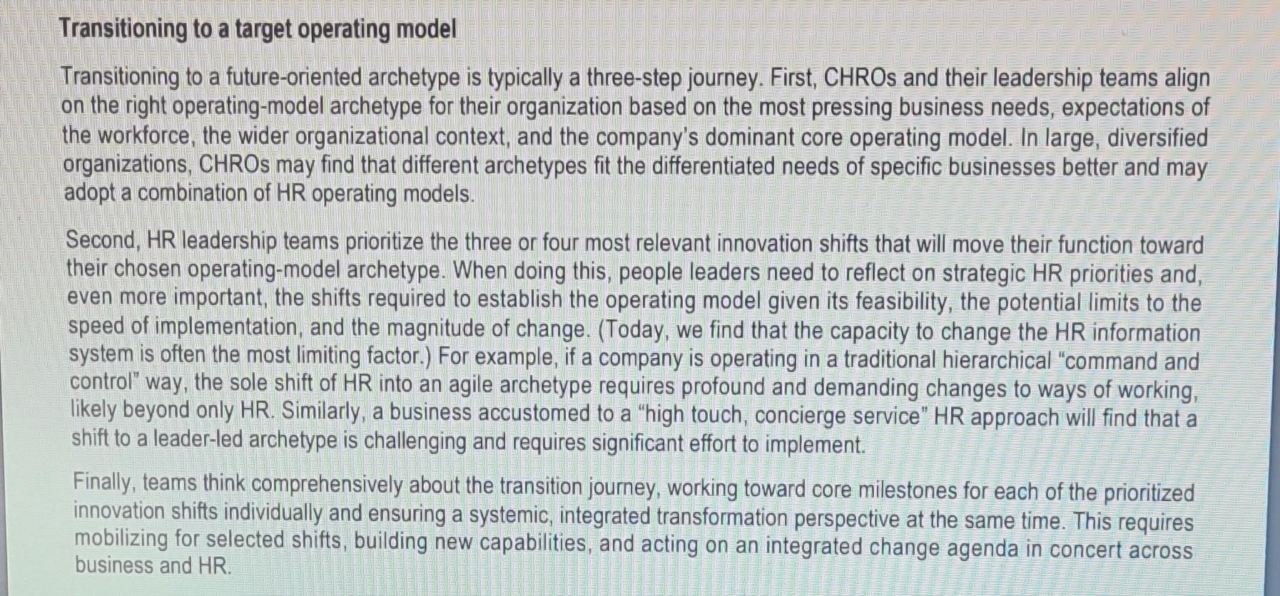 unique nature and needs. Today, this approach-introduced by Dave Ulrich in 19961-is