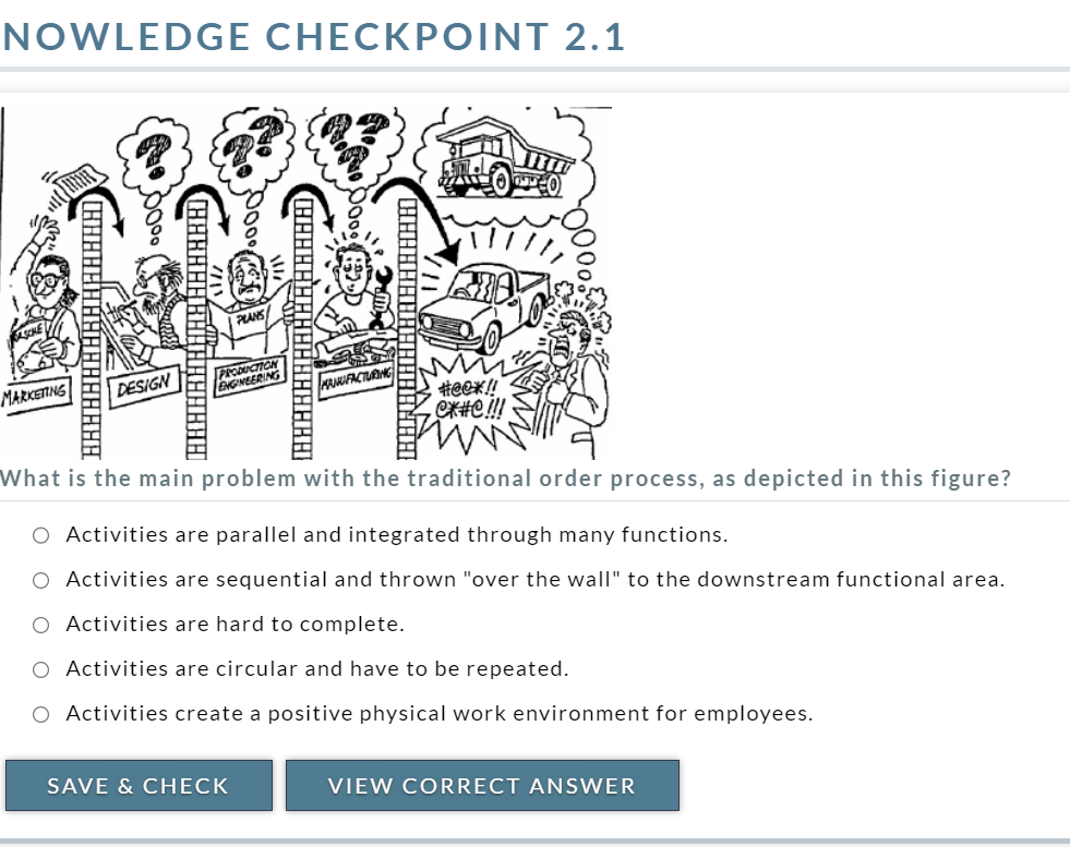  NOWLEDGE CHECKPOINT 2.1 What is the main problem with the traditional