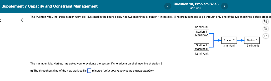 Example: . Throughput time is the time it takes for a product
