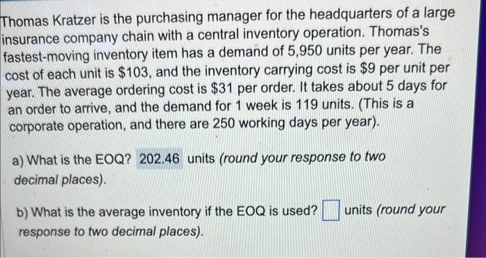 these connectors is 14,000 units. Southeastern estimates its annual holding cost for