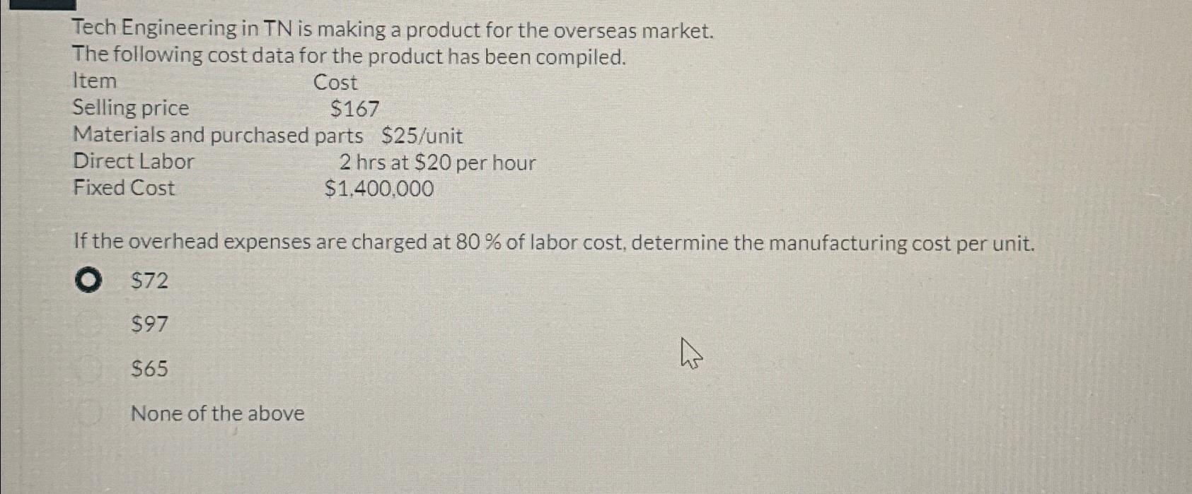  Tech Engineering in TN is making a product for the overseas