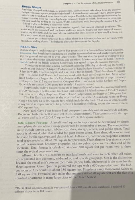 to approximate scale a typical room with furnishings that Choice Hotels might