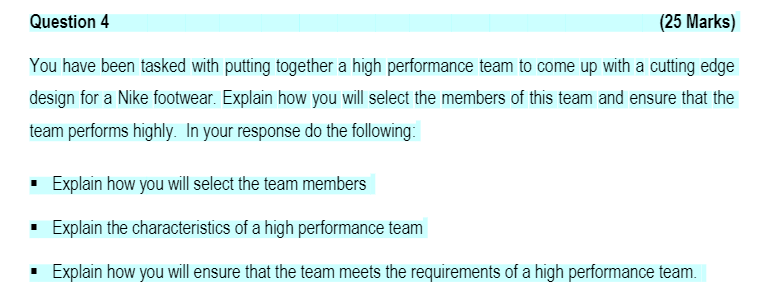  https:/ike1020.wordpress.com/ You have been tasked with putting together a high performance