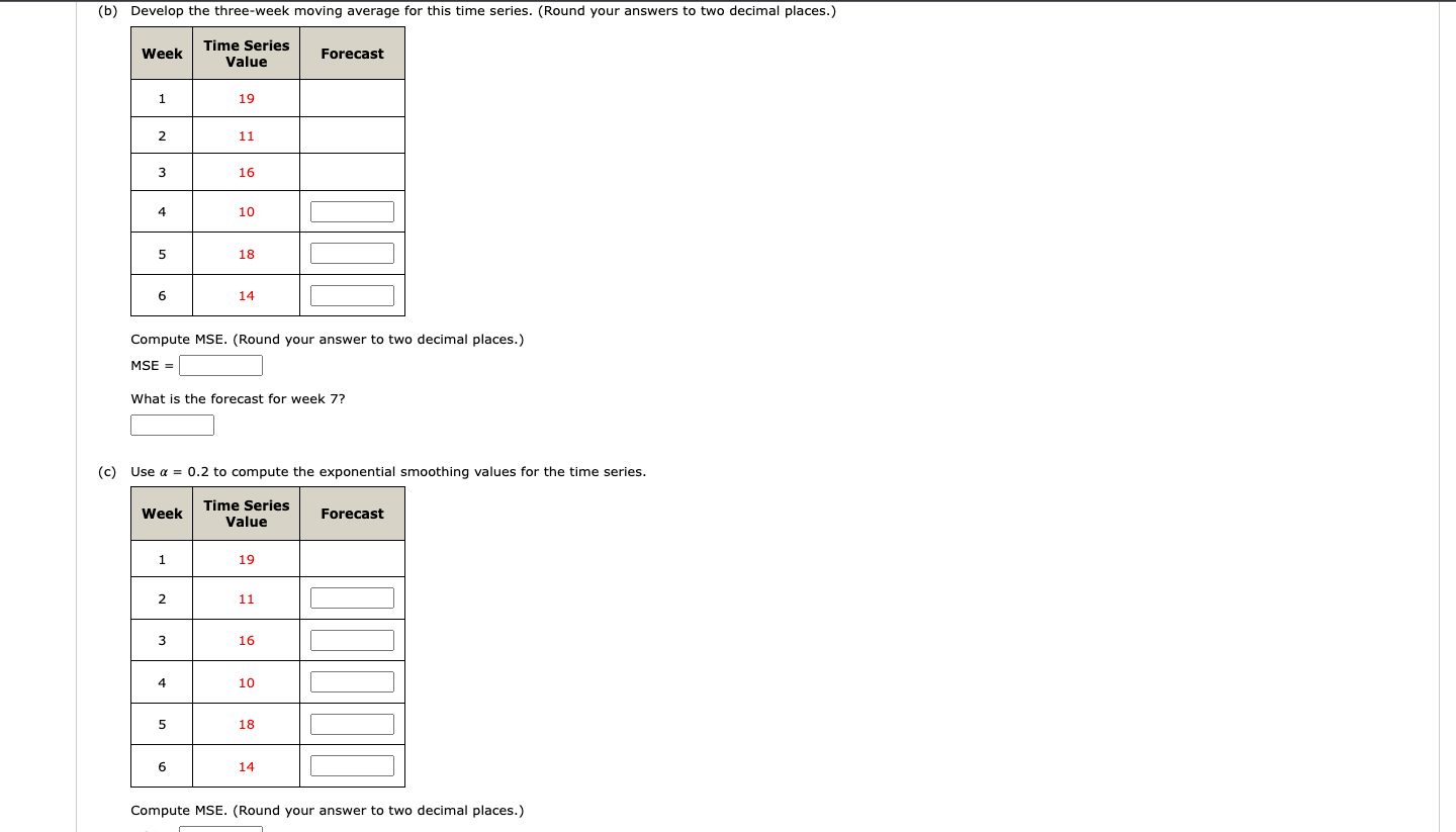 Compute MSE. (Round your answer to two decimal places.) \\[ \\text