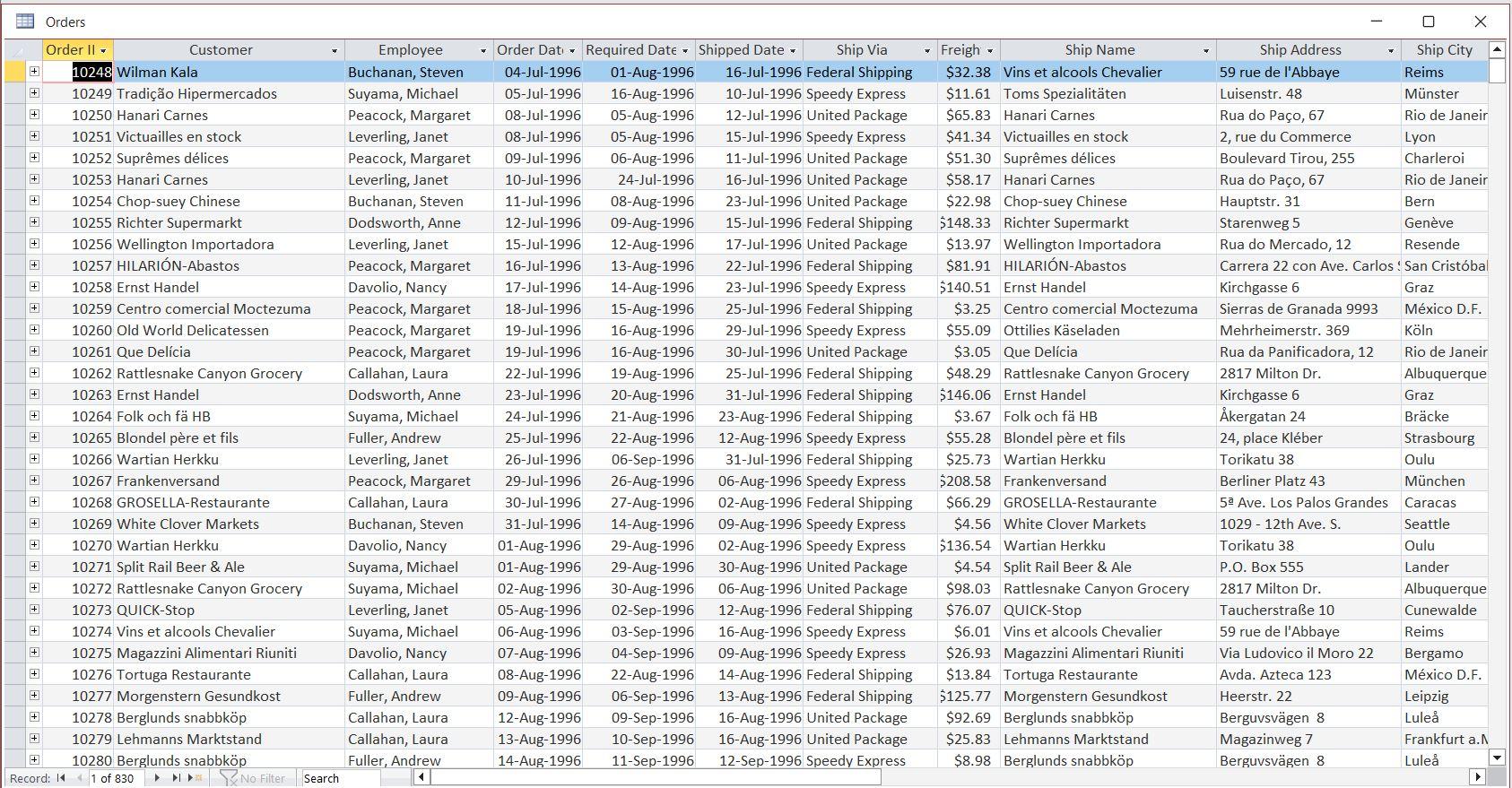 it FORM02. 3) Create a Form with 10+ different toolbox objects, call