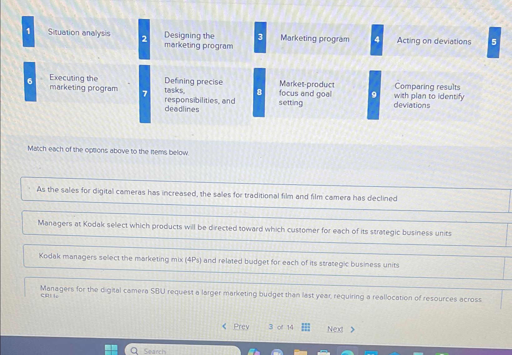  1 Situation analysis 2 Designing the marketing program Executing the marketing