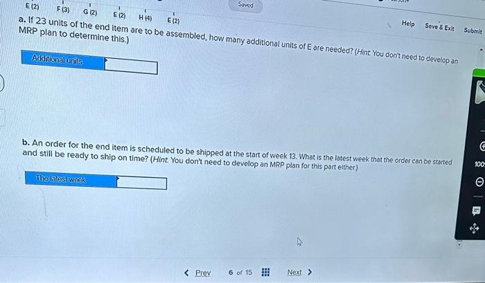 \& E. quantities on hand, Click here for the Excel Data File