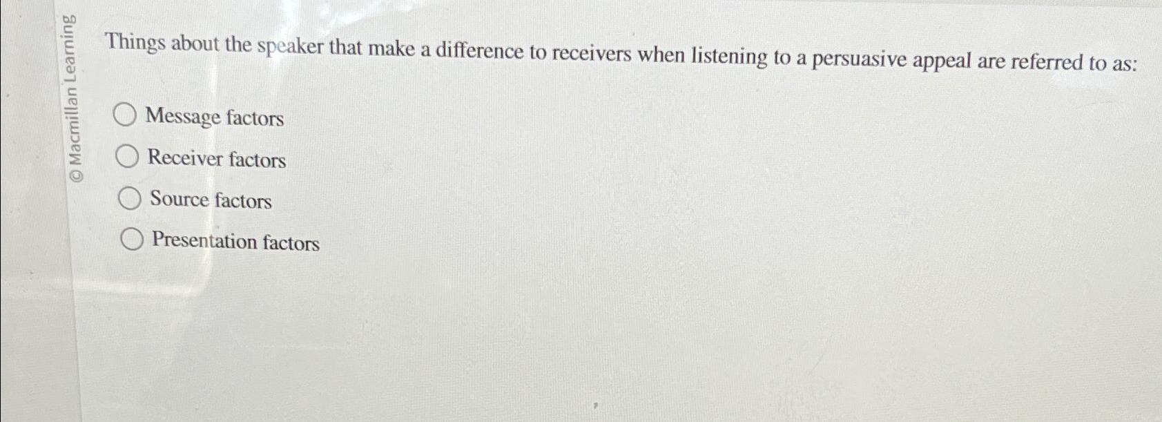 Things about the speaker that make a difference to receivers when