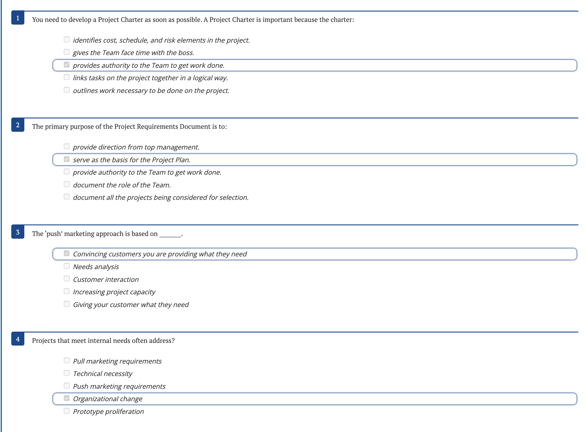 You need to develop a Project Charter as soon as possible.