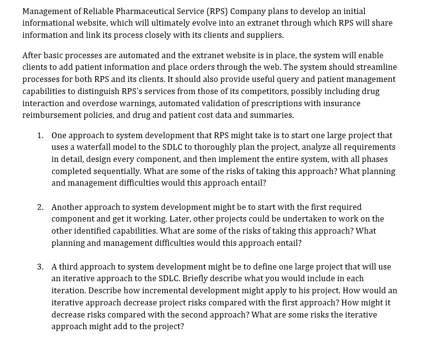  nformational website, which will ultimately evolve into an extranet through which