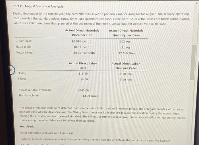 from Parts A and B of the comprehensive problem. Be sure you