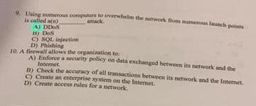  is caliled a(n) A) 130abs attack. 4) Dos C) Sou injecticet