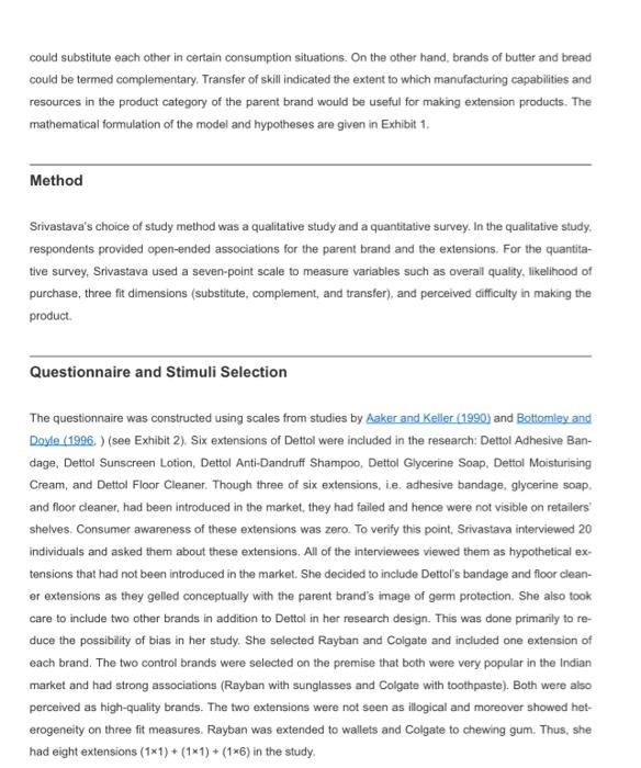 this specific company given below. Abstract This case discusses a marketing research