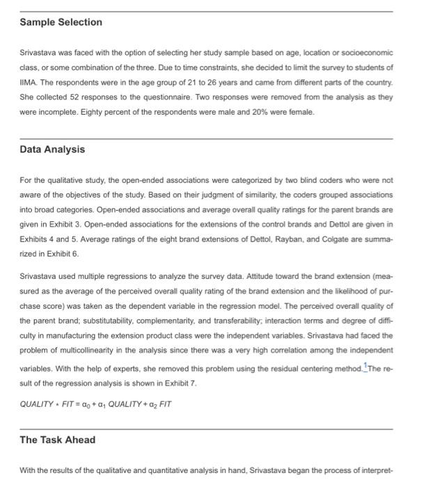 study conducted on brand extensions of Dettol, the iconic brand of Reckitt