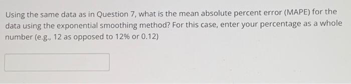 the exponential smoothing method? Monthly sales for Computer Success are shown below: