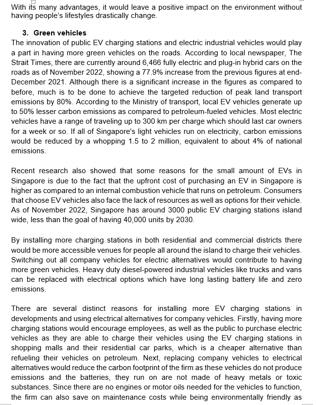 needed to reach the SG Green Plan 2030 targets under Green Reset