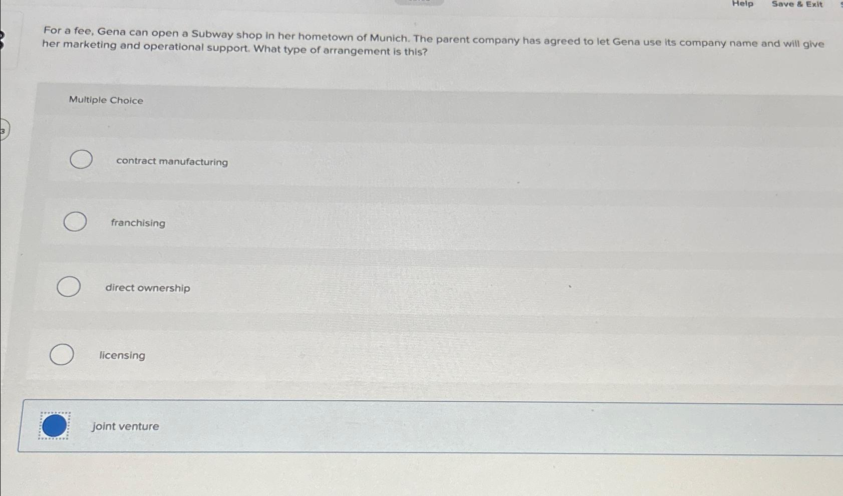  Help Save & Exit For a fee, Gena can open a