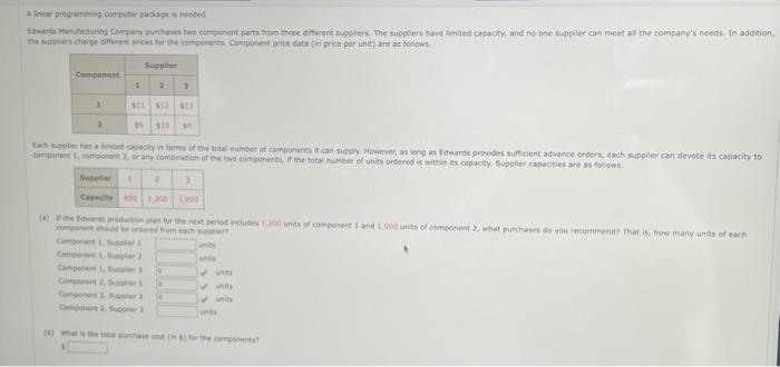 A Inewr programeng computer eadage il needed. A Inewr programeng computer