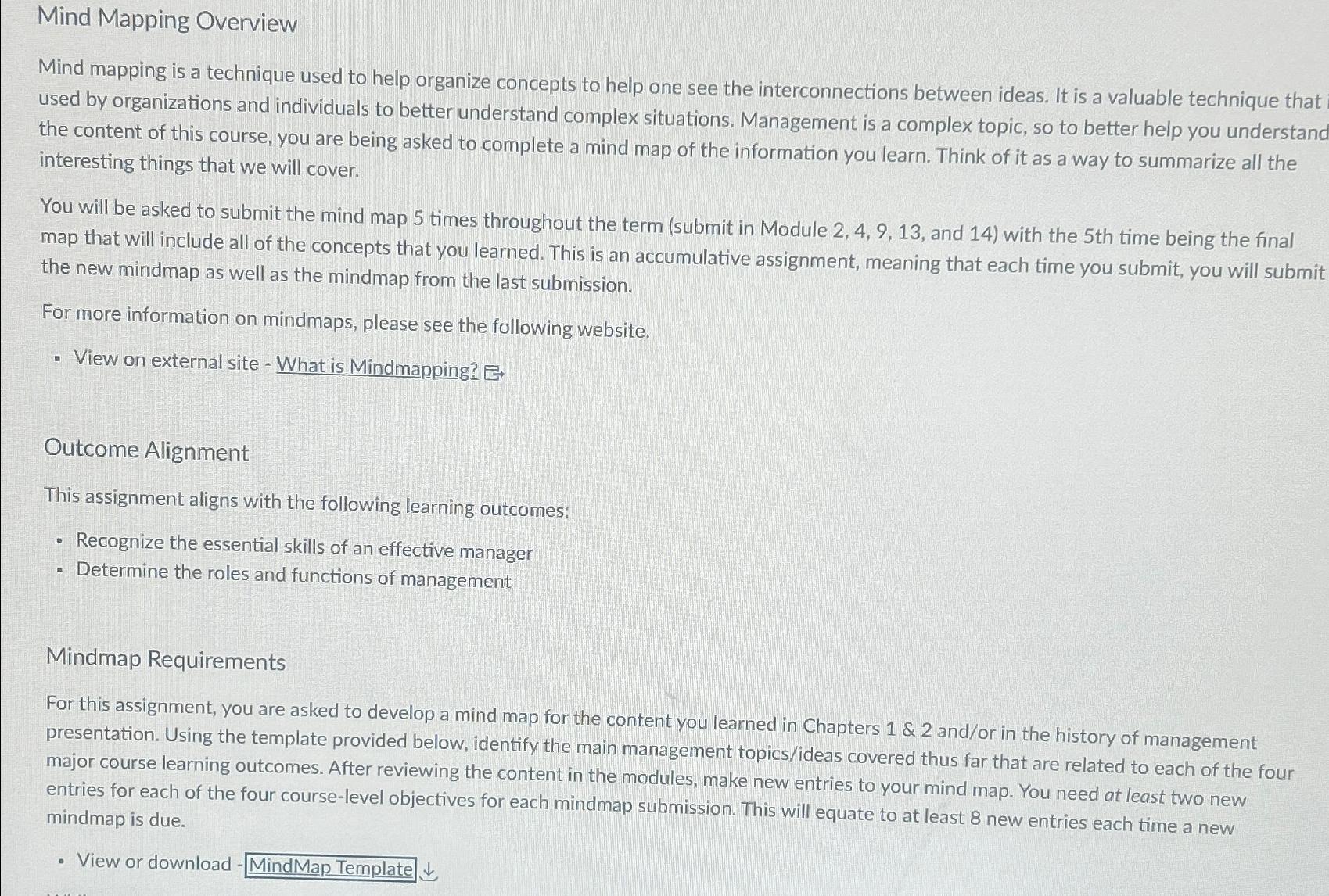  Mind Mapping Overview Mind mapping is a technique used to help