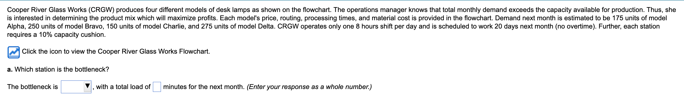please write down the answer clearly. requires a 10% capacity cushion. Click