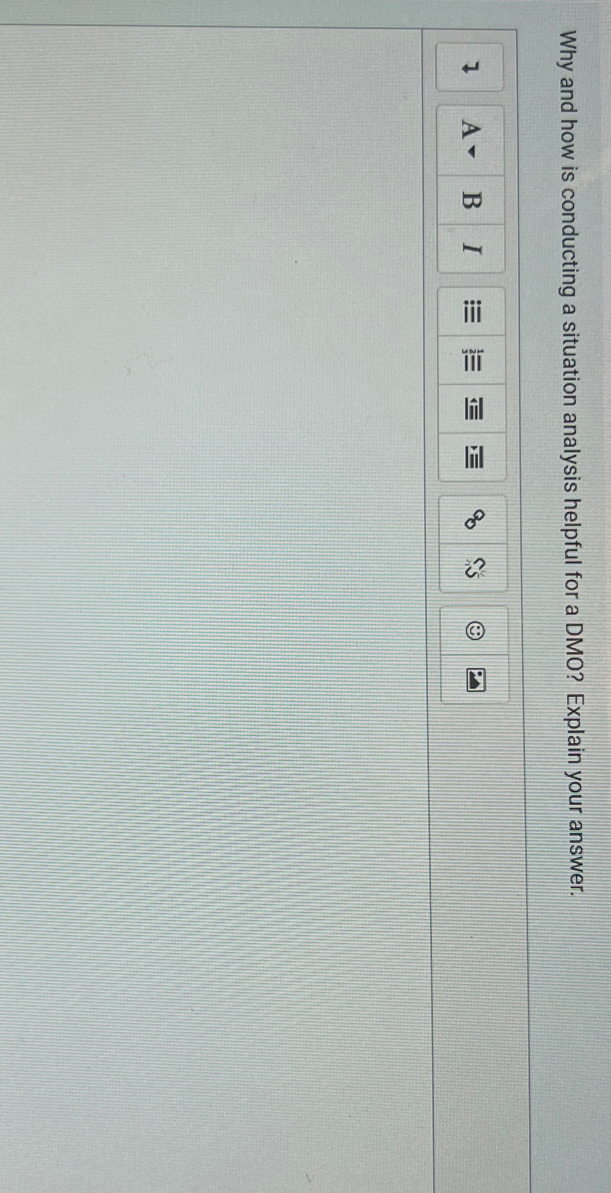  Why and how is conducting a situation analysis helpful for a