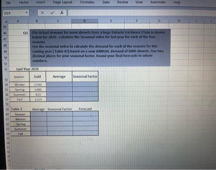 the planner and have been tasked with experimenting with soene time series