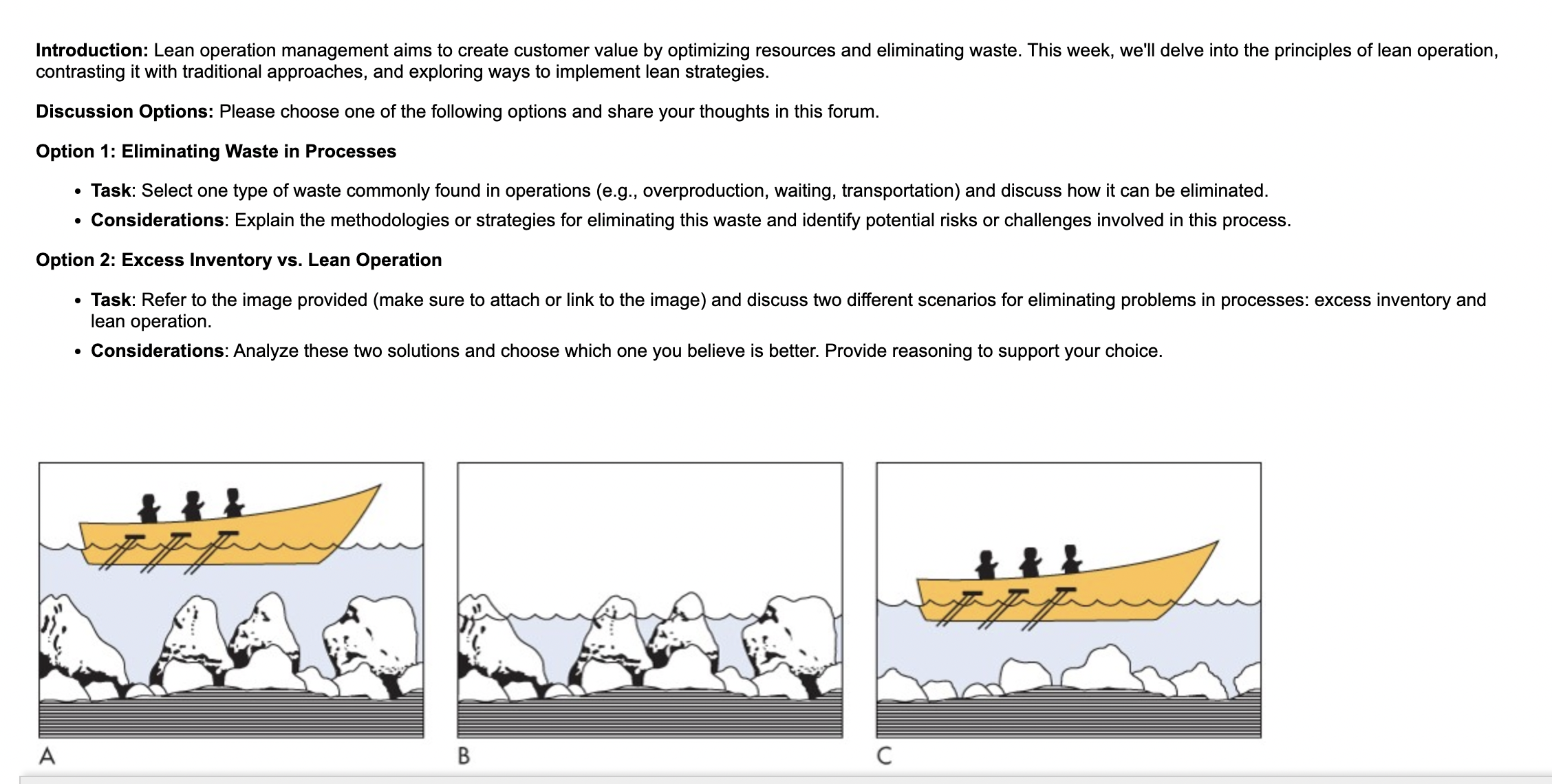  Introduction: Lean operation management aims to create customer value by optimizing