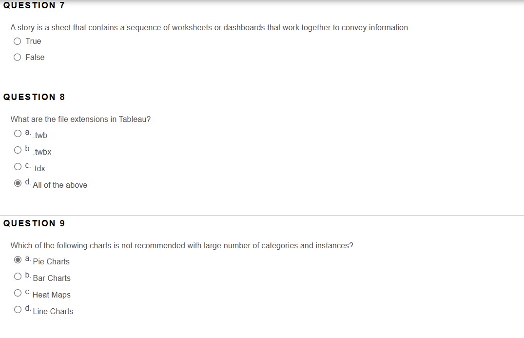 connect to the respective data. C. Visualizes and creates interactive, shareable dashboards.