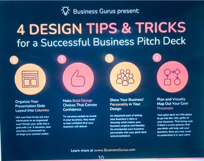 example model : Write about any resturant:, like example: Q: Business Gurus