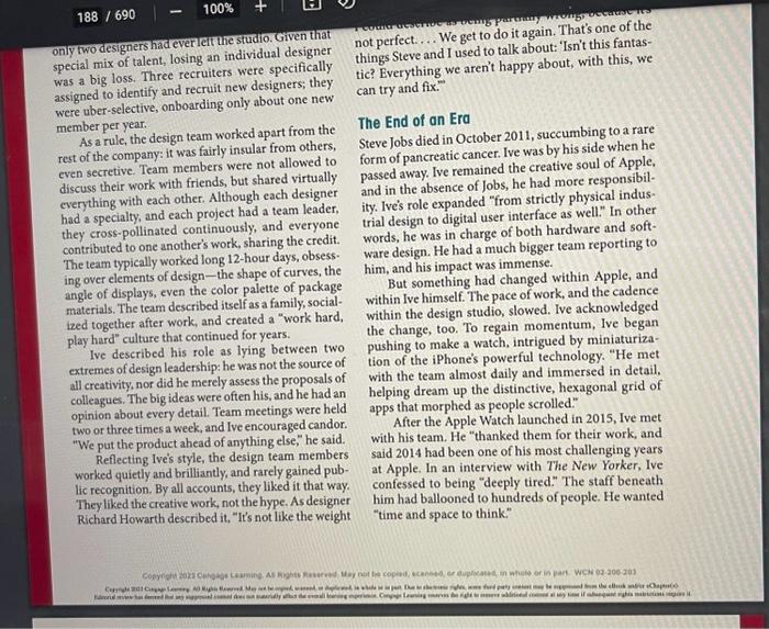 A KEY LEARNING is defined as something you learned from the case.