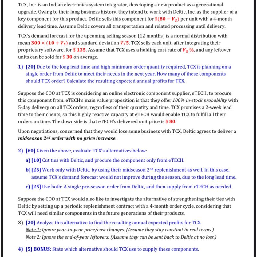  TCX, Inc. is an Indian electronics system integrator, developing a new