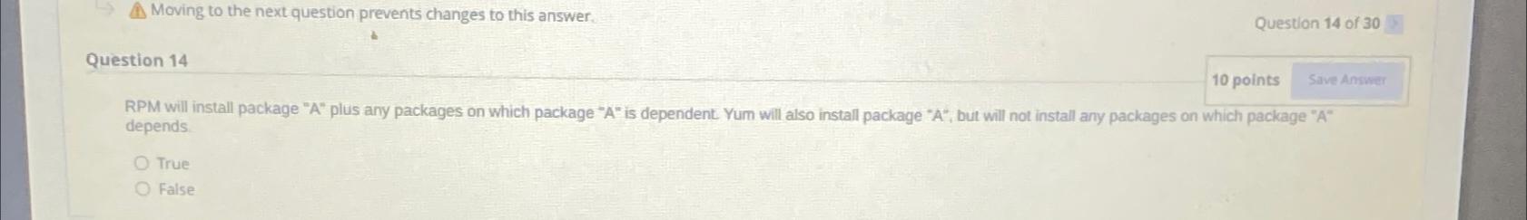  Moving to the next question prevents changes to this answer. Question